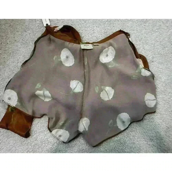 NWT ANTHROPOLOGY SATIN FLORAL SHORTS - Picture 5 of 8